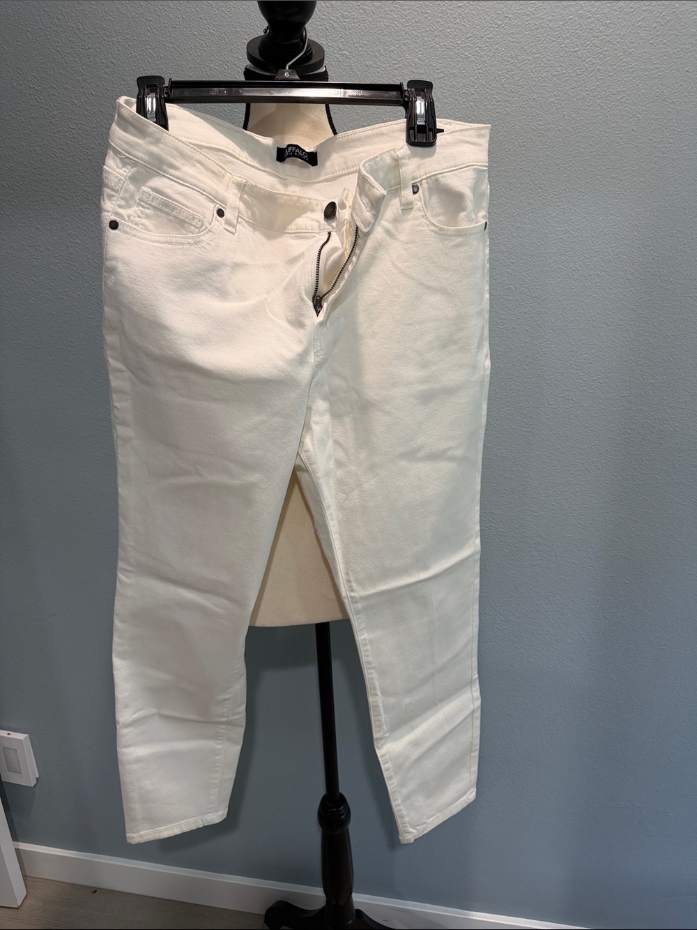 Buffalo David Bitton White Skinny Jeans